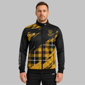 Front view of the unisex Official Cornwall County Pool Tournament Jacket, featuring the full-zip closure, durable storm collar, and prominent official county crest.