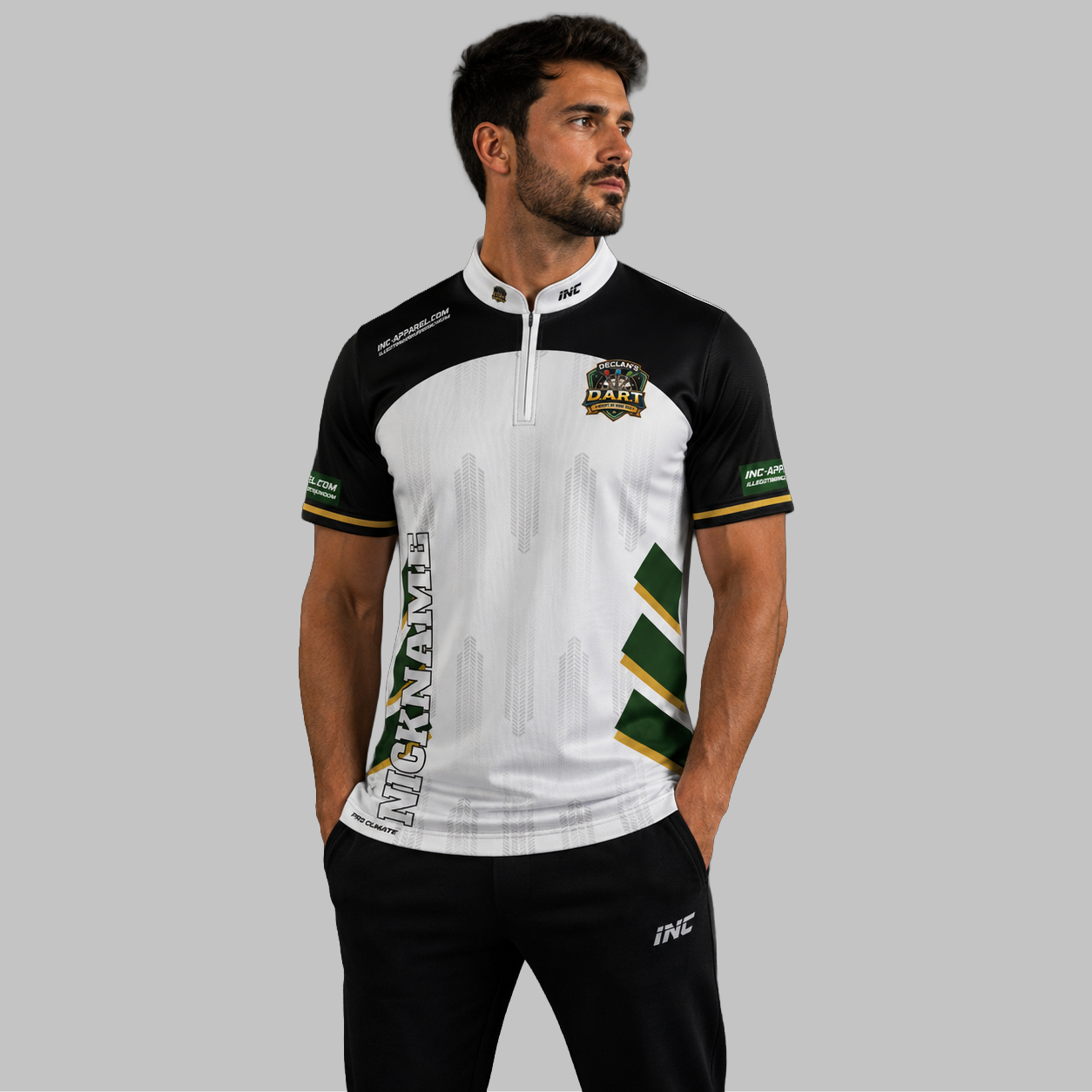 Front view of the Men and Youth Official DART Academy shirt, showcasing the professional athletic design and prominent academy branding.