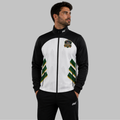 Front view of the unisex Official DART Academy Tournament Jacket, highlighting the sleek full-zip design, athletic collar, and prominent academy branding.