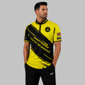 Front view of the Men and Youth Official Dartmann Youth Academy Darts shirt, showcasing the professional athletic design and prominent academy branding.