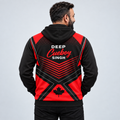 Back view of the Official Deep Singh Hoodie, highlighting the premium fabric construction and tailored shoulder fit for effortless daily wear.