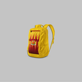 Front view of the Official Northumberland County Darts Backpack, showing the 40 cm high compact profile, zippered front compartments, and official county crest.