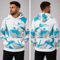 Front view of the unisex Official Ruthless Darts Co Academy Hoodie, highlighting the cozy fleece design and bold official academy branding across the chest.