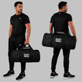 Front view of the Official Chalky Trousers kit bag, highlighting the rugged construction, spacious main zip access, and prominent team branding.