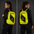 Front view of the Official Dartmann Youth Academy backpack, showcasing the durable technical layout and prominent academy branding.