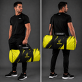 Front view of the Official Dartmann Youth Academy kit bag, highlighting the rugged construction, spacious main zip access, and prominent academy branding.