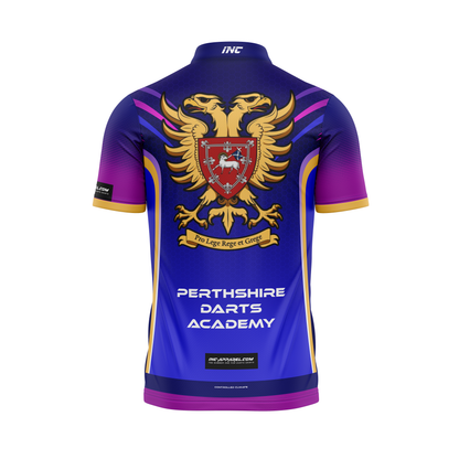 JDC Perthshire Darts Academy Shirt – Back View | INC-APPAREL