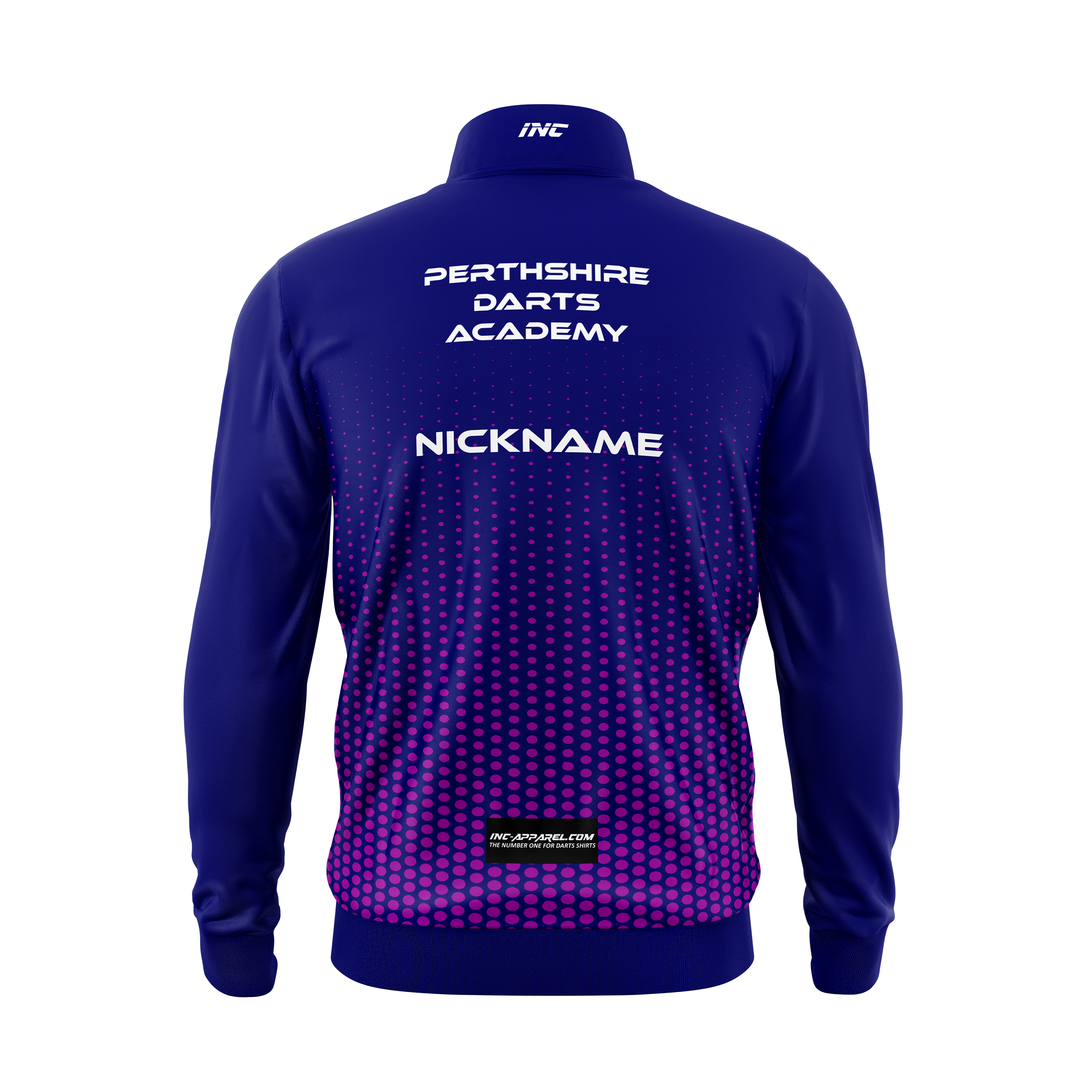 JDC Perthshire Darts Academy Tournament Jacket – Back View | INC-APPAREL