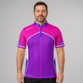 Legatus purple and pink darts and pool shirt men's and youth front view lightweight performance shirt
