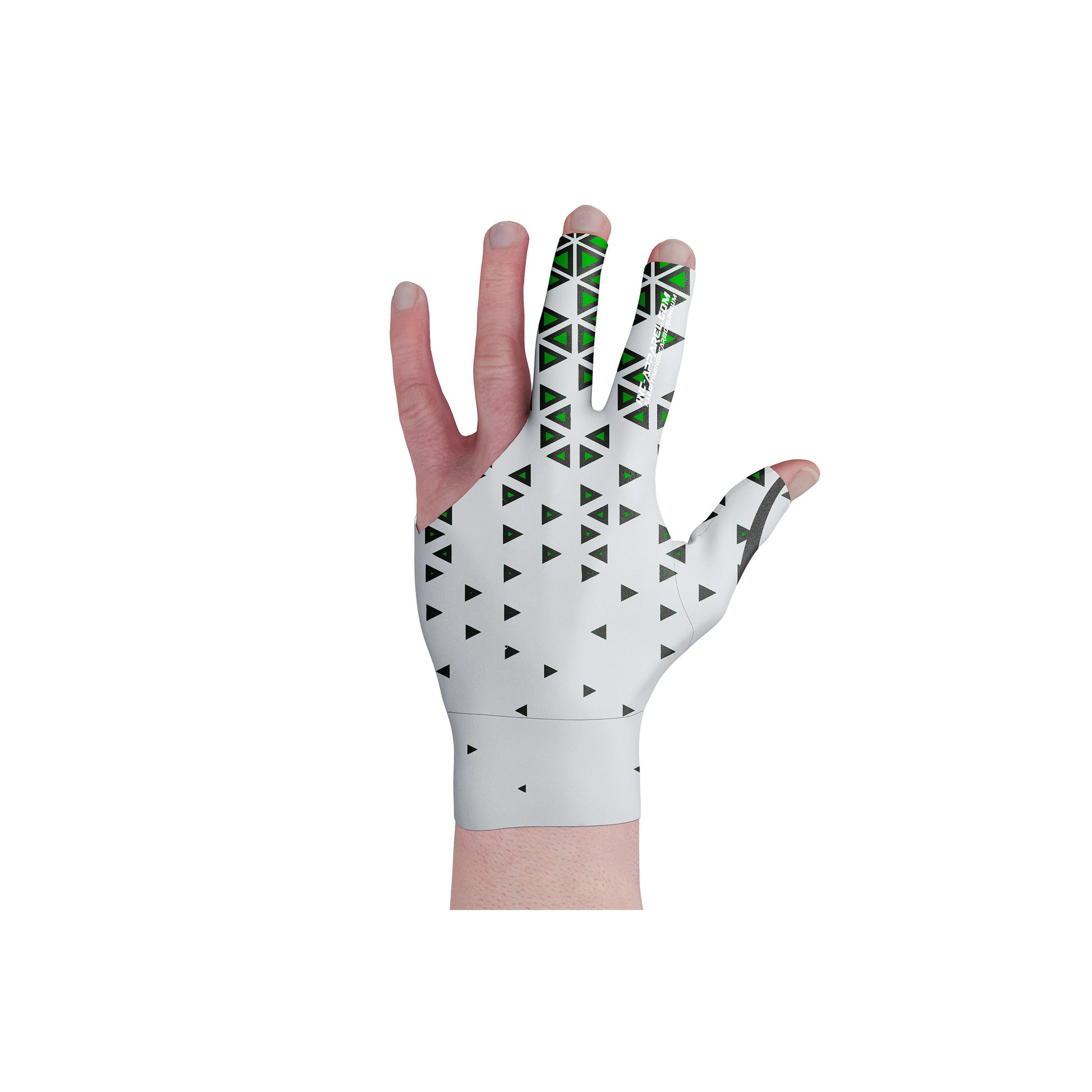 Magnus Green and White Pool Glove from INC-APPAREL – performance billiards glove for smooth cue control.