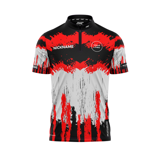 Metus Pro1 Darts Shirt – Front View Featuring Bold, Fearless Design and Athletic Fit | INC-APPAREL