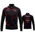 MG Darts Academy quarter zip midlayer detail breathable performance fabric