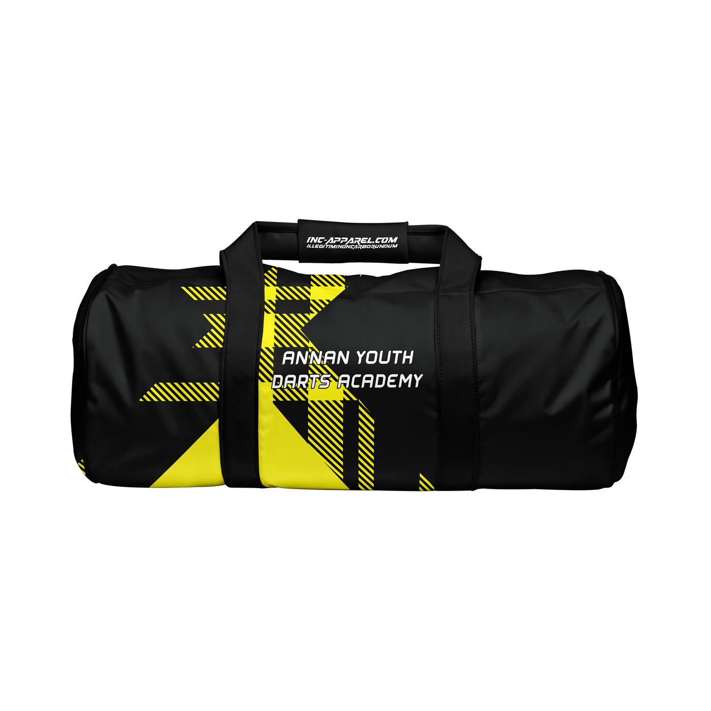 Official Annan Youth Darts Academy kit bag interior storage compartments for darts gear from INC-APPAREL