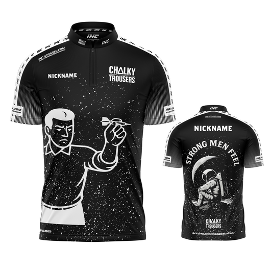 Official Chalky Trousers Darts Shirt by INC-APPAREL for darts players, fans and supporters.