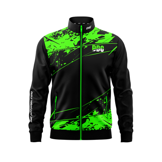 Front view of the Official Deaf Darts Organisation Tournament Jacket - INC-APPAREL