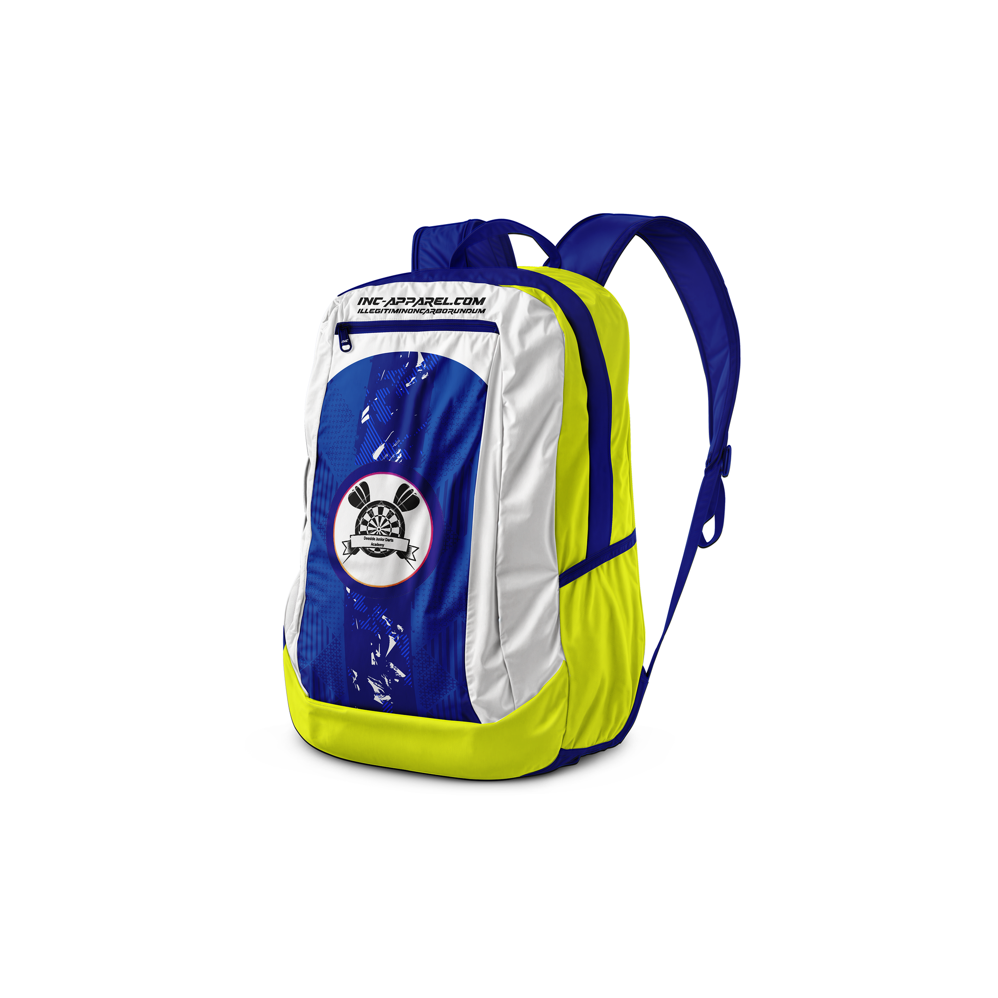 Official Deeside Junior Darts Academy backpack from INC-APPAREL