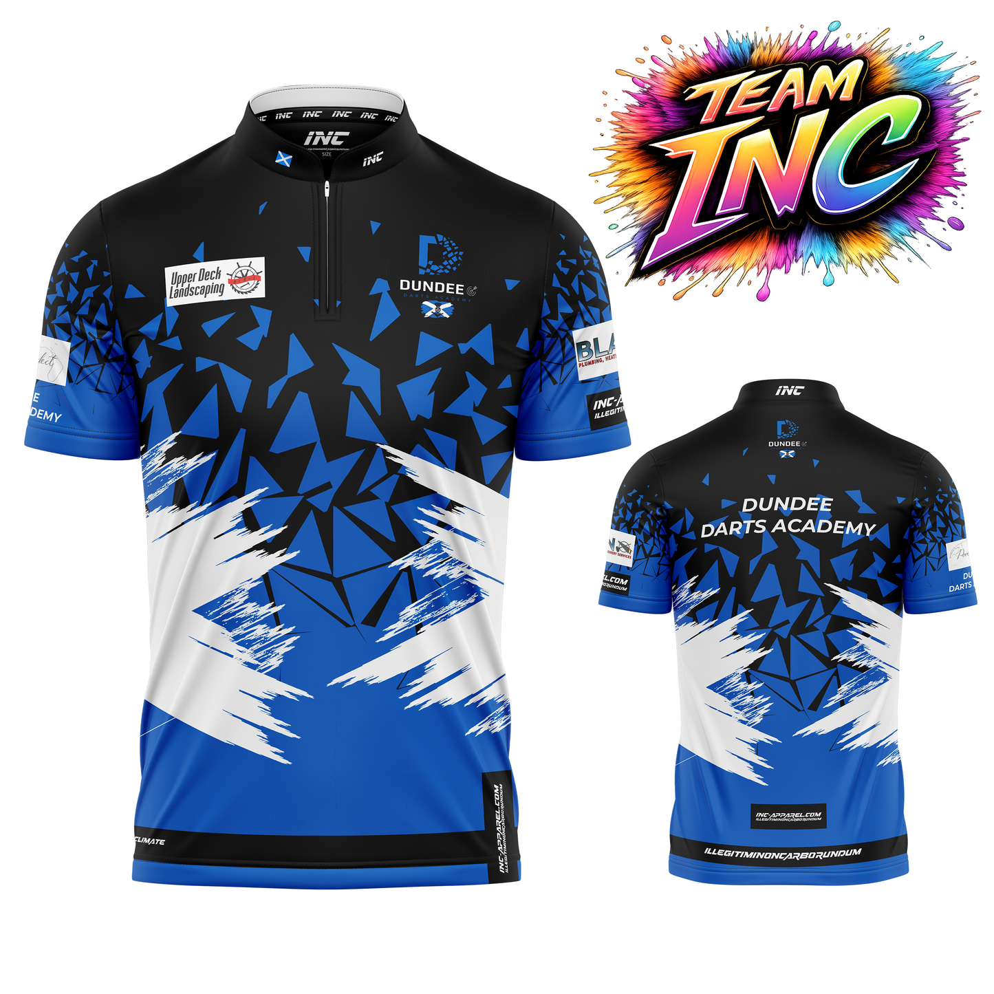Official Dundee Darts Academy darts shirt from INC-APPAREL