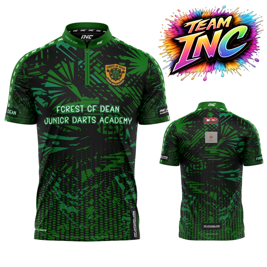 Official Forest of Dean Junior Darts Academy darts shirt from INC-APPAREL