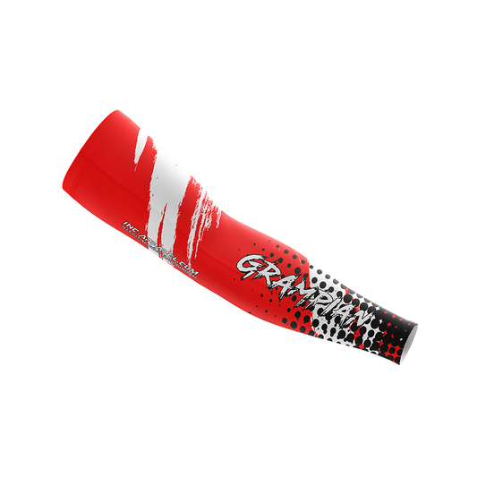 Official Grampian Youth Darts Academy Sleeve from INC-APPAREL – youth academy darts compression sleeve with official branding.