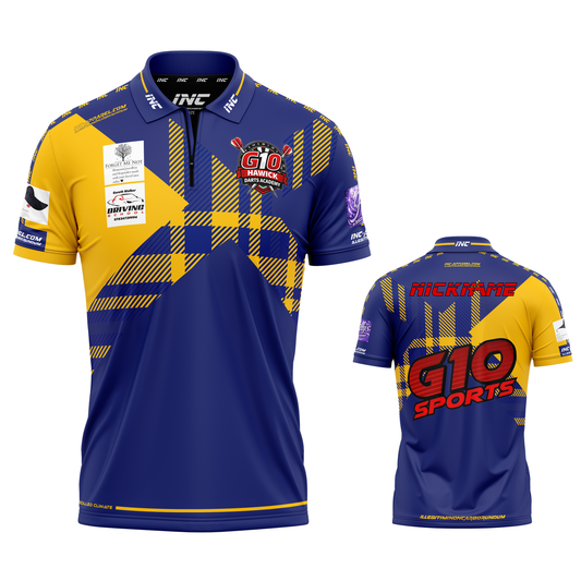Official Hawick Darts Academy Darts Shirt from INC-APPAREL – performance academy darts shirt with official team branding.