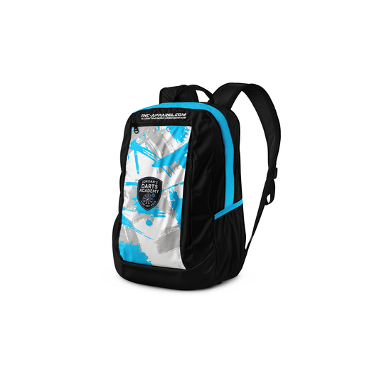 Official Jordan’s Darts Academy backpack from INC-APPAREL