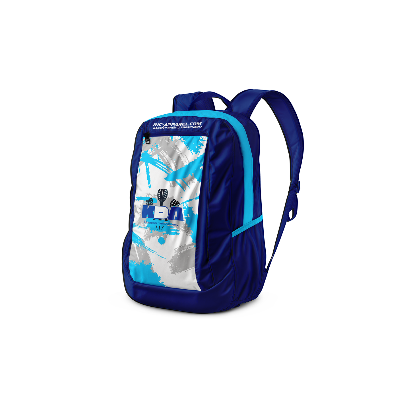 Official Kilmarnock Darts Academy backpack from INC-APPAREL