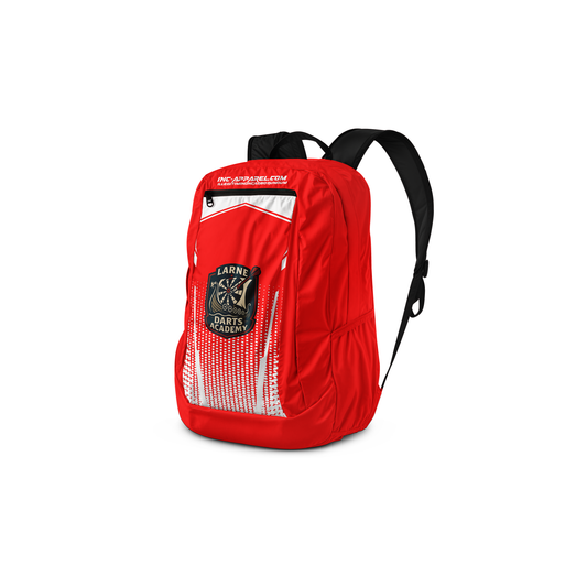 Official Larne Darts Academy backpack from INC-APPAREL