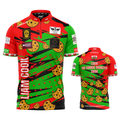 Official Liam Cook darts shirt black version front view professional performance dart shirt