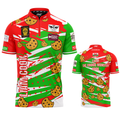 Official Liam Cook darts shirt front view professional performance dart shirt