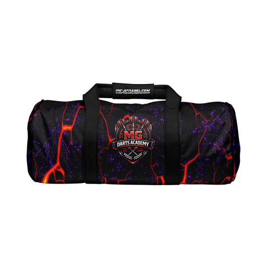Official MG Darts Academy kit bag interior storage compartments for darts gear from INC-APPAREL