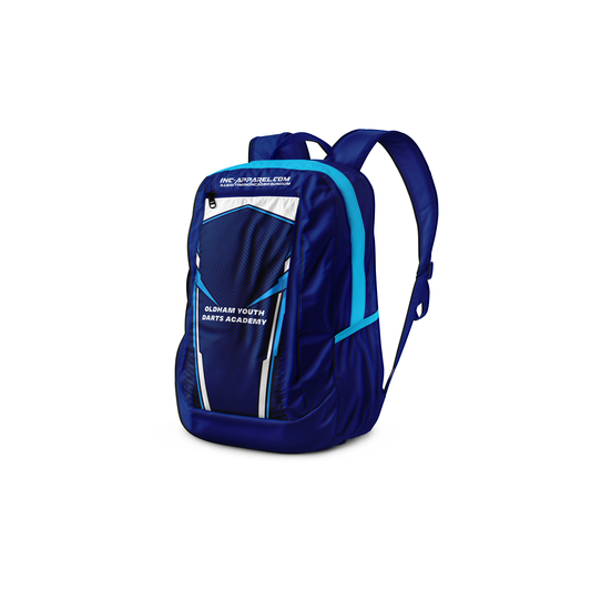 Official Oldham Youth Darts Academy backpack from INC-APPAREL