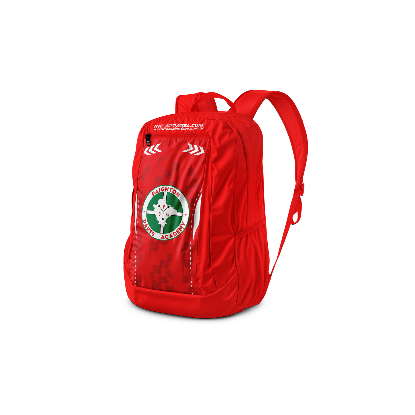 Official Paignton Darts Academy backpack from INC-APPAREL