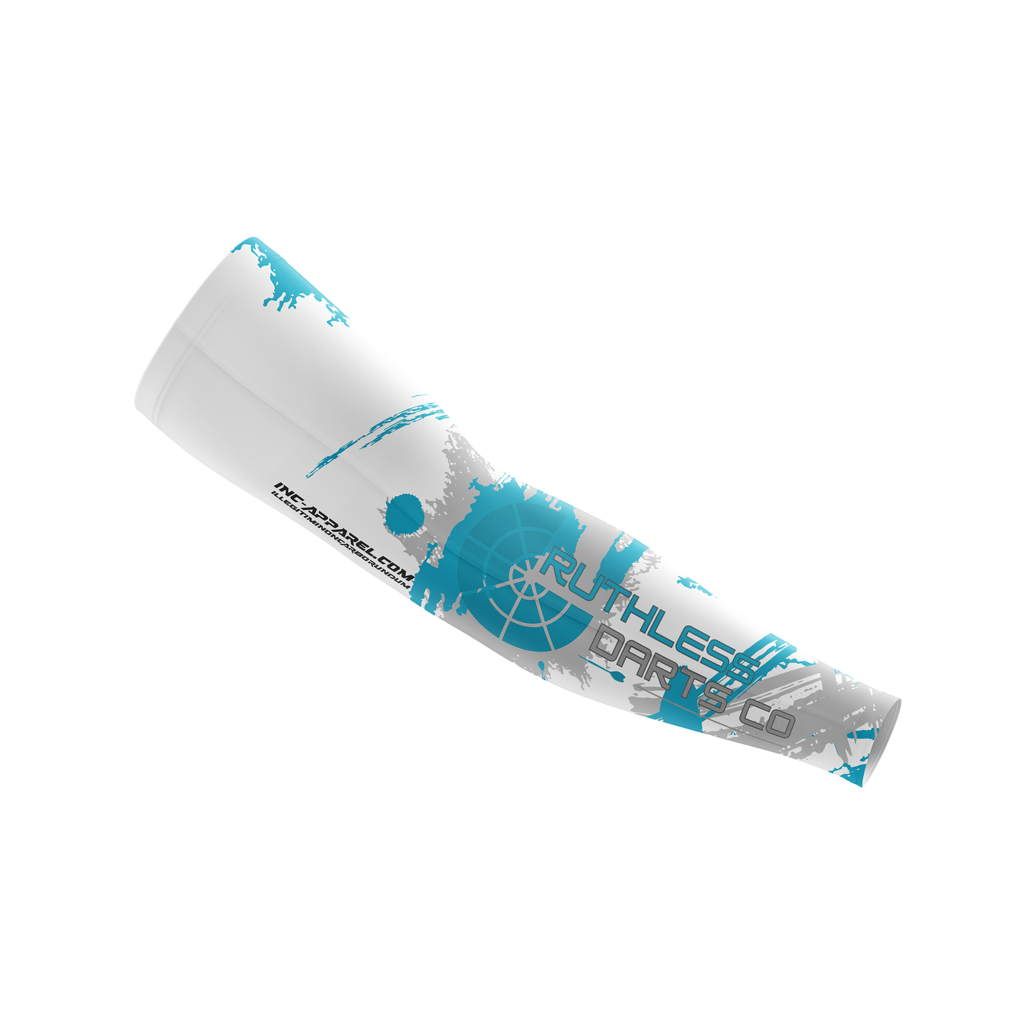 Official Ruthless Darts Co Academy Sleeve from INC-APPAREL – performance compression sleeve with official academy branding.