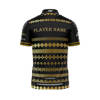 Official Stowmarket Pool Shirt Back view from INC-APPAREL – made-to-order breathable team shirt with club crest, athletic fit, and professional design.