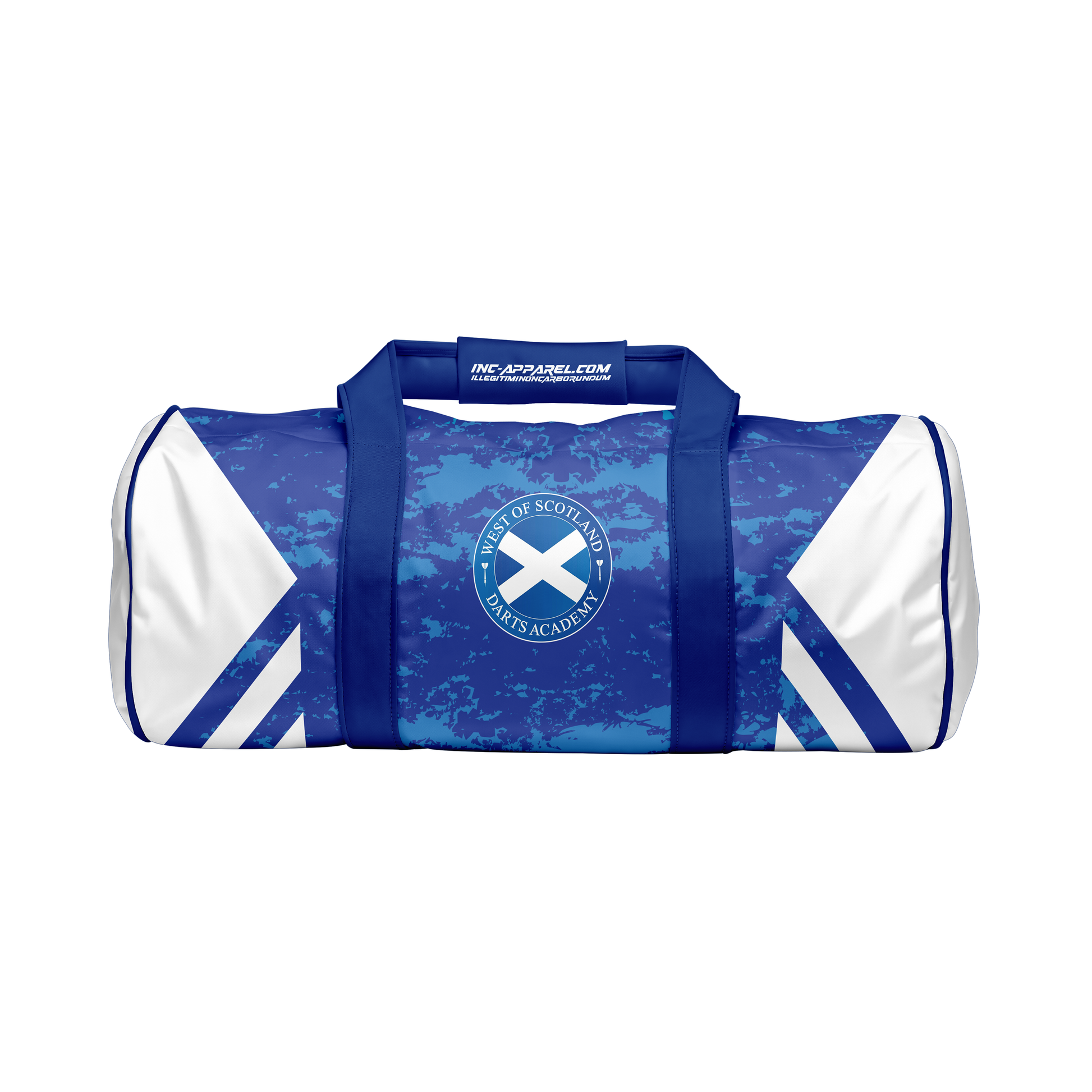 Official West of Scotland Darts Academy Kit Bag from INC-APPAREL – durable academy darts kit bag with official branding.