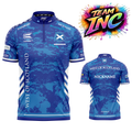 official west of scotland-darts academy shirt with pocket from inc-apparel