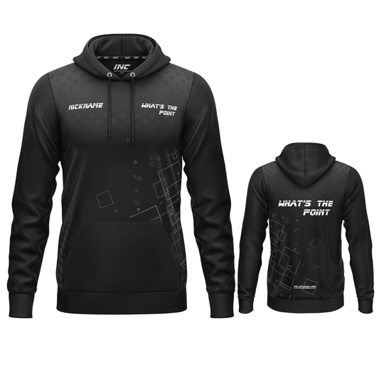 Official WHAT’S THE POINT Darts Hoodie from INC-APPAREL – comfortable darts hoodie with official branding.