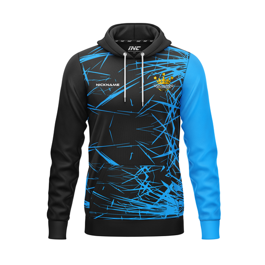 Ooclanoo Darts Hoodie - Caeruleus – Front View | INC-APPAREL