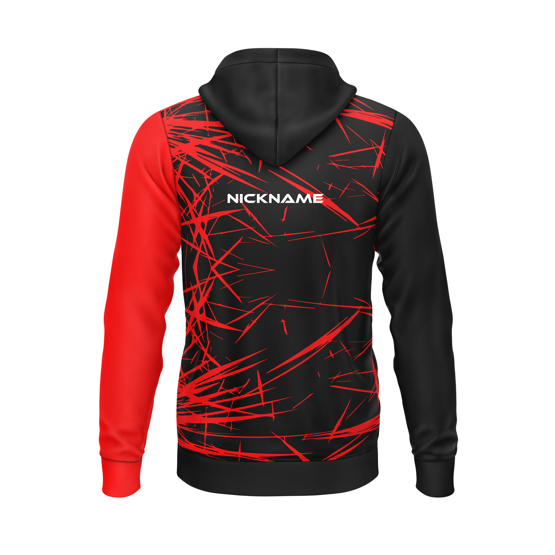 Ooclanoo Darts Hoodie - Ruber – Back View | INC-APPAREL