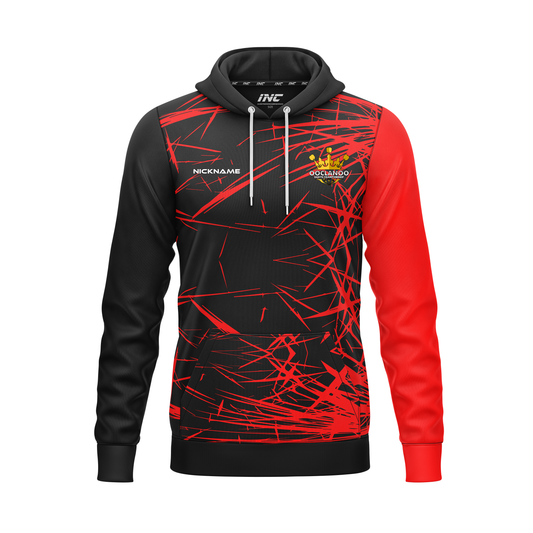 Ooclanoo Darts Hoodie - Ruber – Front View | INC-APPAREL