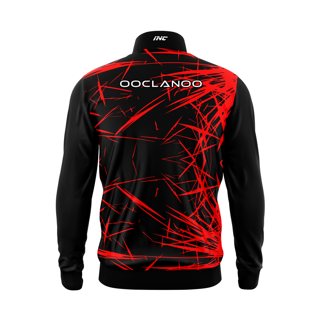 Ooclanoo Darts Tournament Jacket - Ruber – Back View | INC-APPAREL