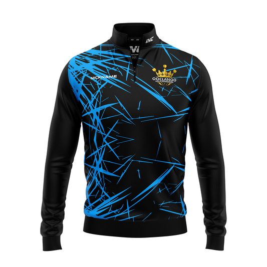 Ooclanoo Quarter Zip Midlayer - Caeruleus – Front View | INC-APPAREL