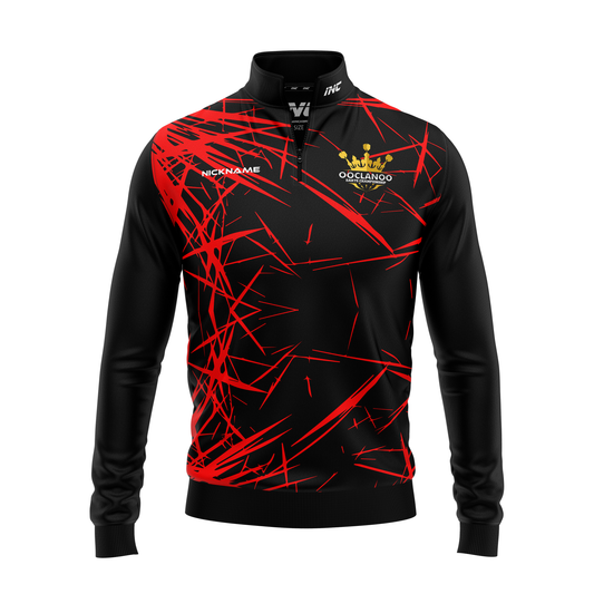 Ooclanoo Quarter Zip Midlayer - Ruber – Front View | INC-APPAREL