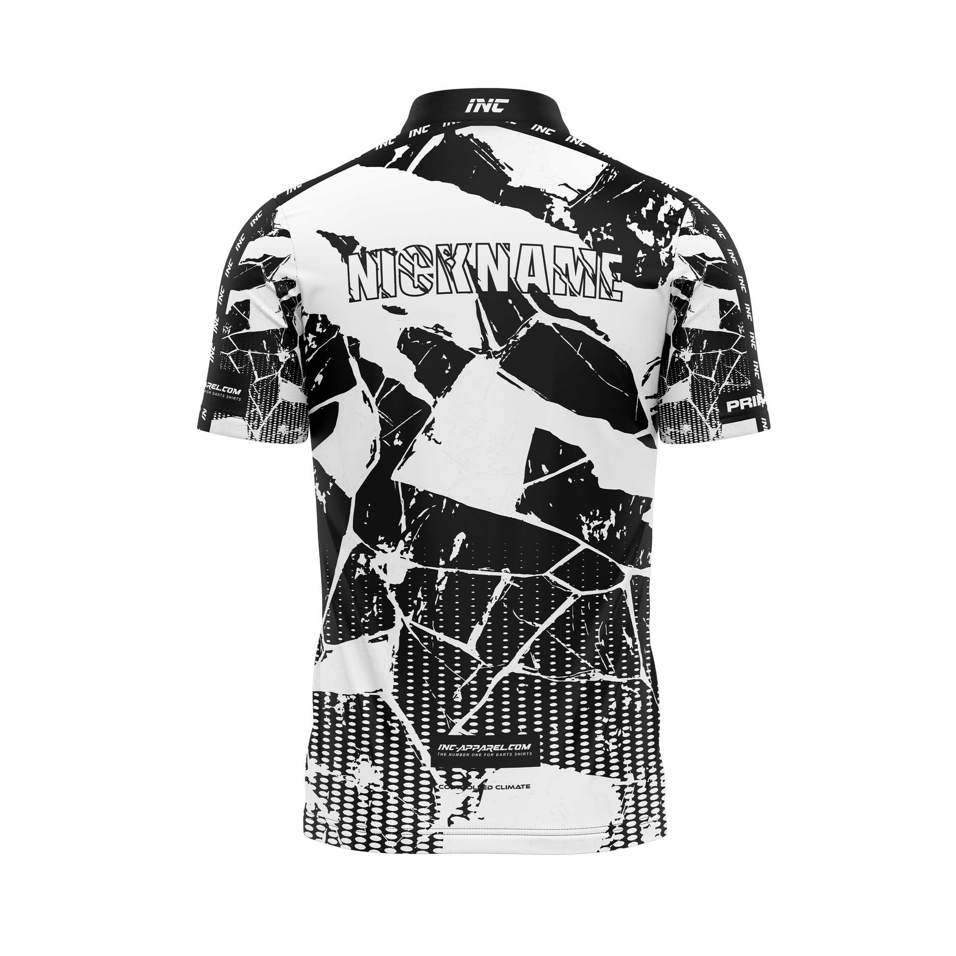 Primal Albus Pro1 Darts Shirt - Back View |INC-APPAREL