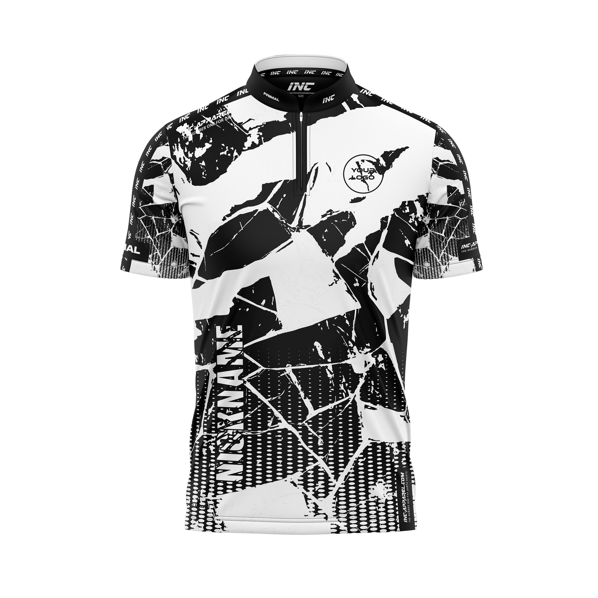 Primal Albus Pro1 Darts Shirt - Front View |INC-APPAREL