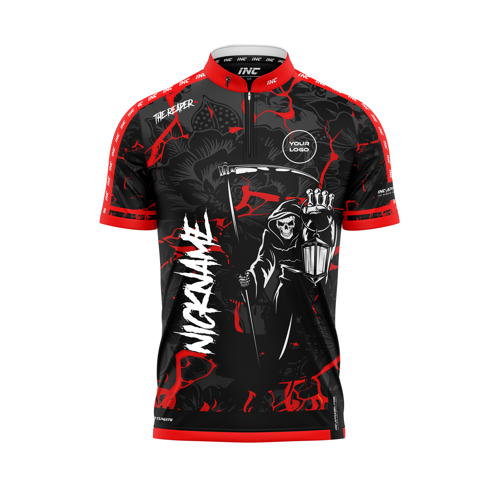 Reaper Range Pro-1 Darts Shirt – Collector Animarum – Front View | INC-APPAREL