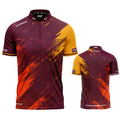 Regina Burgundy Darts Shirt from INC-APPAREL – burgundy performance darts shirt with elegant Regina-themed design.