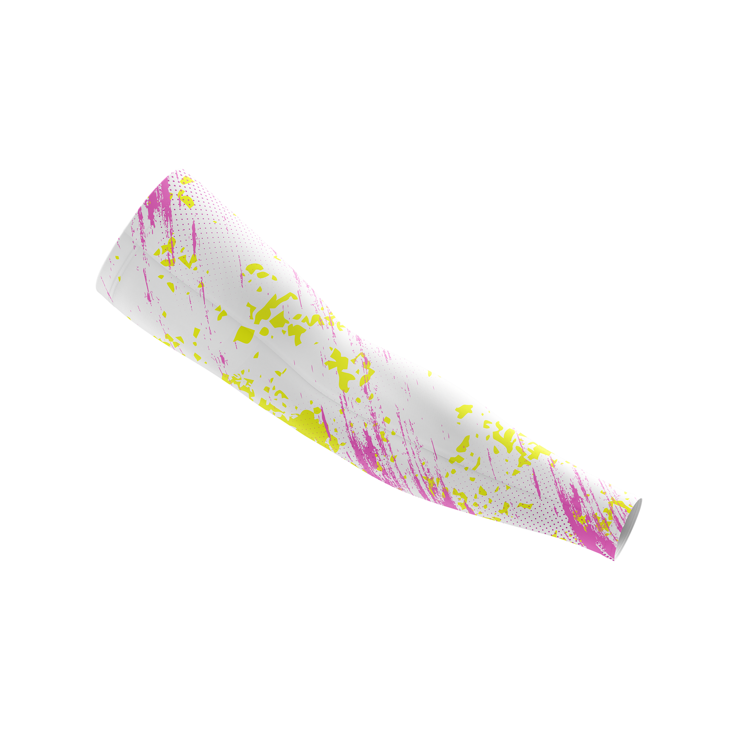 Regina White Compression Sleeve from INC-APPAREL – white performance arm sleeve with elegant Regina-themed design.