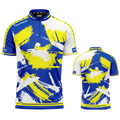 Rogatus Caeruleus Darts and Pool Shirt by INC-APPAREL – blue breathable moisture-wicking performance darts shirt
