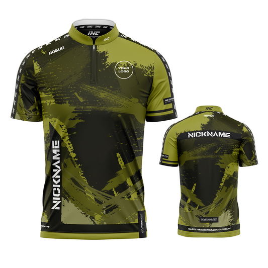 Rogue Camouflautus Darts Shirt from INC-APPAREL – performance darts shirt with camo-inspired design